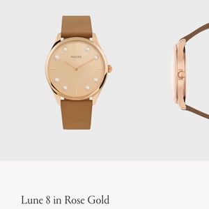 Brand New Watch! Lune 8 “Nacre” watch in rose gold.